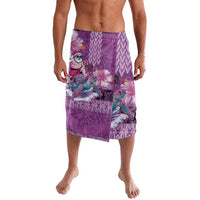 Hawaii Mele Kalikimaka Lavalava Funny Santa with Tribal Tattoos Kakau Purple Color LT03 Purple - Polynesian Pride