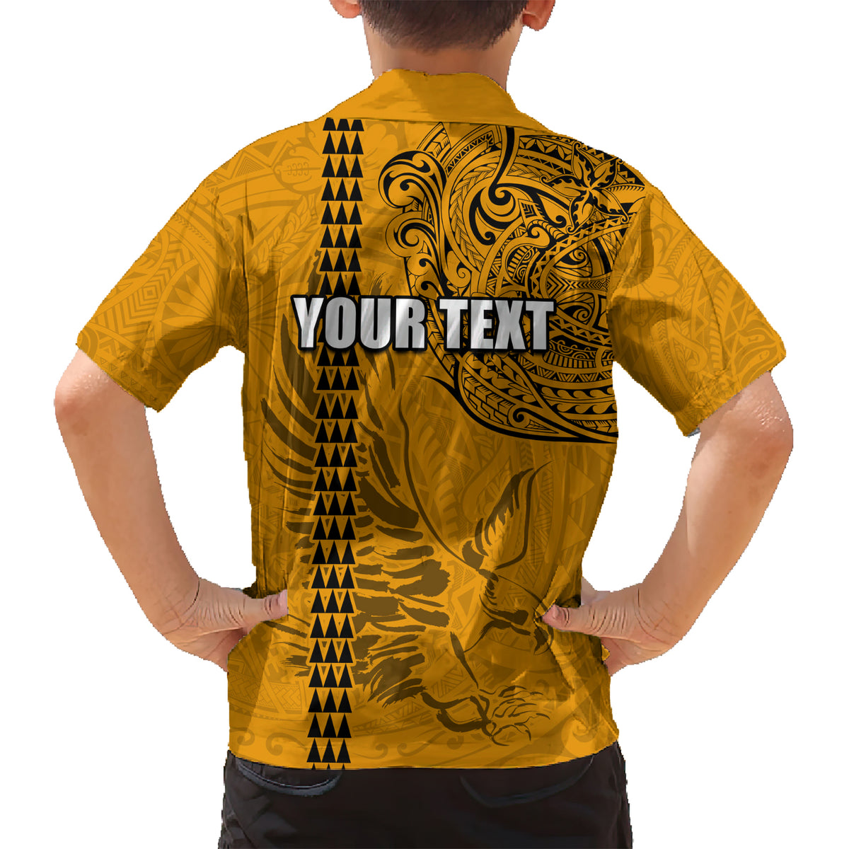 Nanakuli High and Intermediate School Family Matching Short Sleeve Bodycon Dress and Hawaiian Shirt Tribal Kakau Pattern LT03 - Polynesian Pride