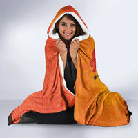 Australia and New Zealand ANZAC Day Hooded Blanket Soldiers Memories - Red Poppies with Aboriginal and Maori Art LT03 - Polynesian Pride