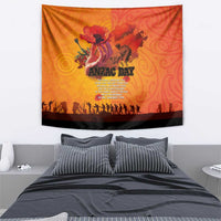 Australia and New Zealand ANZAC Day Tapestry Soldiers Memories - Red Poppies with Aboriginal and Maori Art LT03 - Polynesian Pride