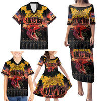 Australia ANZAC Day Family Matching Puletasi and Hawaiian Shirt Forever in My Thoughts LT03 - Polynesian Pride