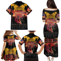 Australia ANZAC Day Family Matching Puletasi and Hawaiian Shirt Forever in My Thoughts LT03 - Polynesian Pride