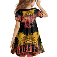 Australia ANZAC Day Family Matching Summer Maxi Dress and Hawaiian Shirt Forever in My Thoughts LT03 - Polynesian Pride
