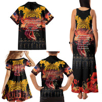 Australia ANZAC Day Family Matching Tank Maxi Dress and Hawaiian Shirt Forever in My Thoughts LT03 - Polynesian Pride