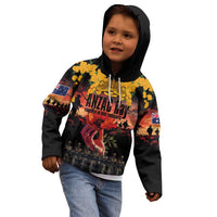 Australia ANZAC Day Kid Hoodie Forever in My Thoughts LT03 - Polynesian Pride