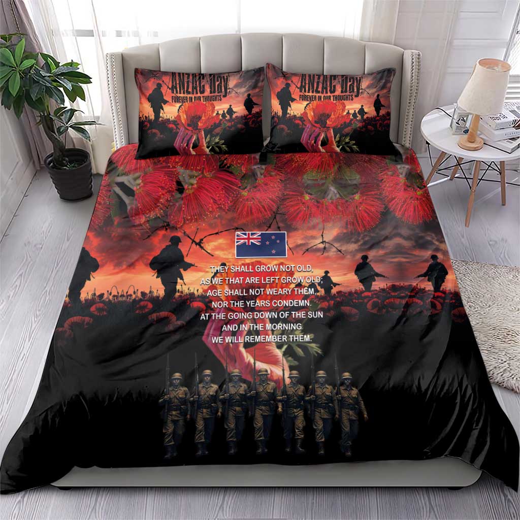 New Zealand ANZAC Day Bedding Set Forever in My Thoughts LT03 - Polynesian Pride