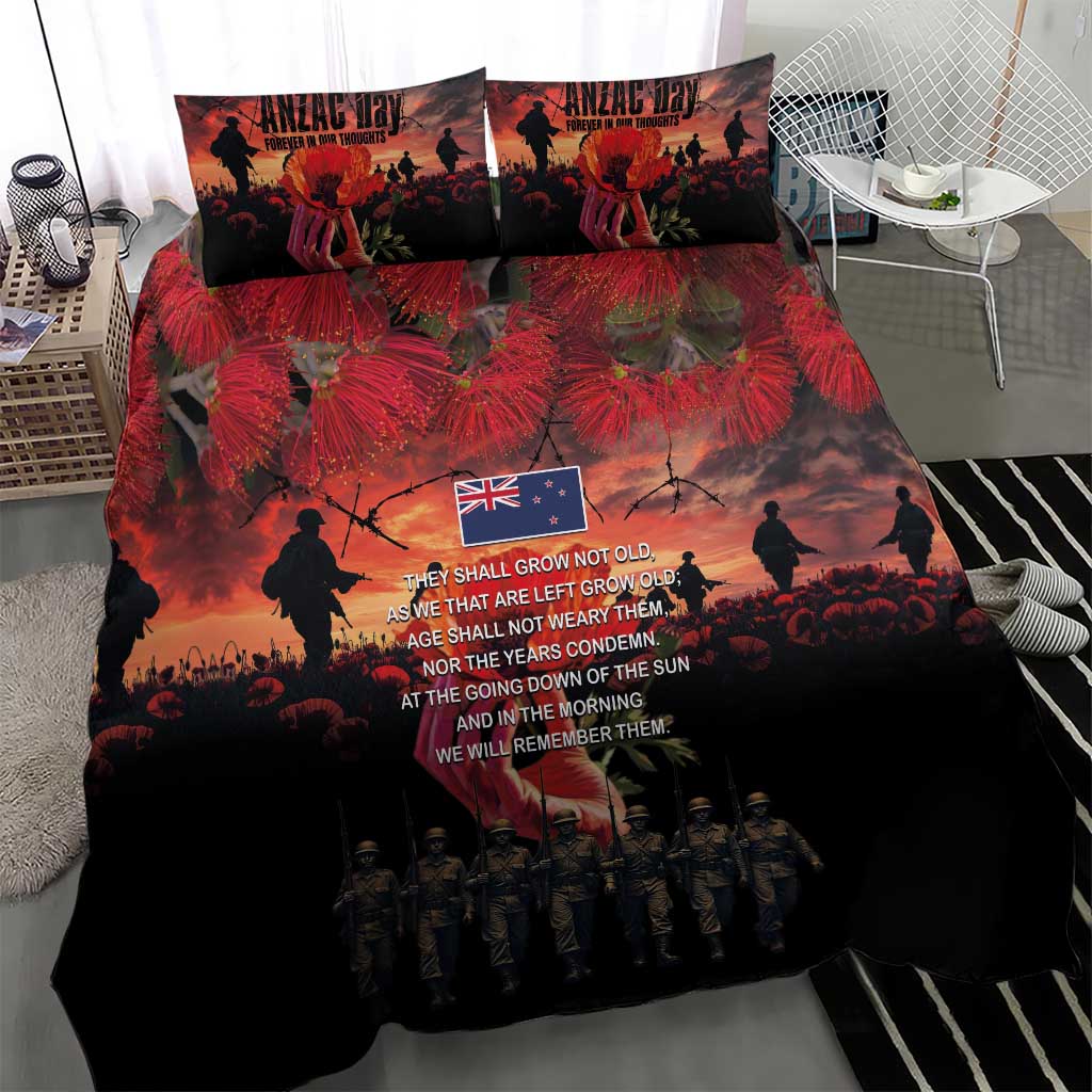 New Zealand ANZAC Day Bedding Set Forever in My Thoughts LT03 - Polynesian Pride