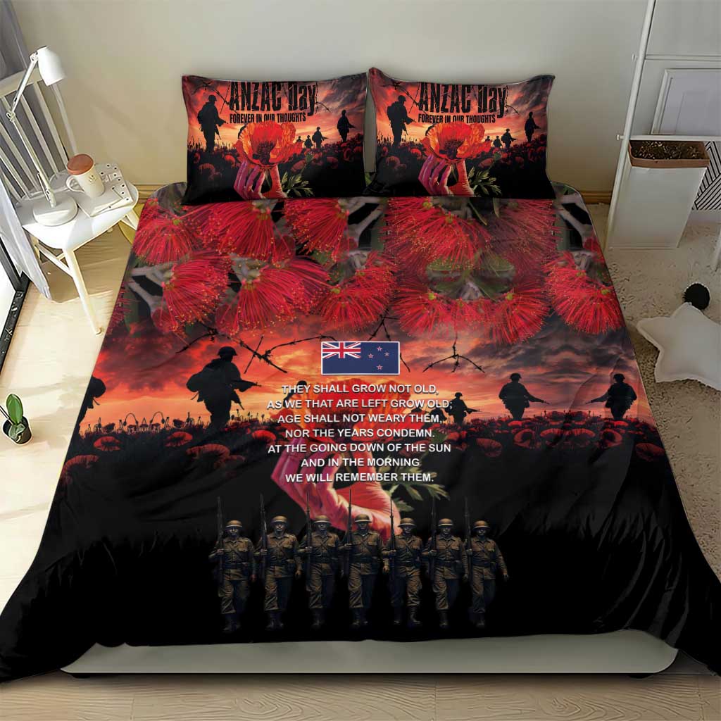 New Zealand ANZAC Day Bedding Set Forever in My Thoughts LT03 - Polynesian Pride