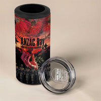 New Zealand ANZAC Day 4 in 1 Can Cooler Tumbler Forever in My Thoughts LT03 - Polynesian Pride