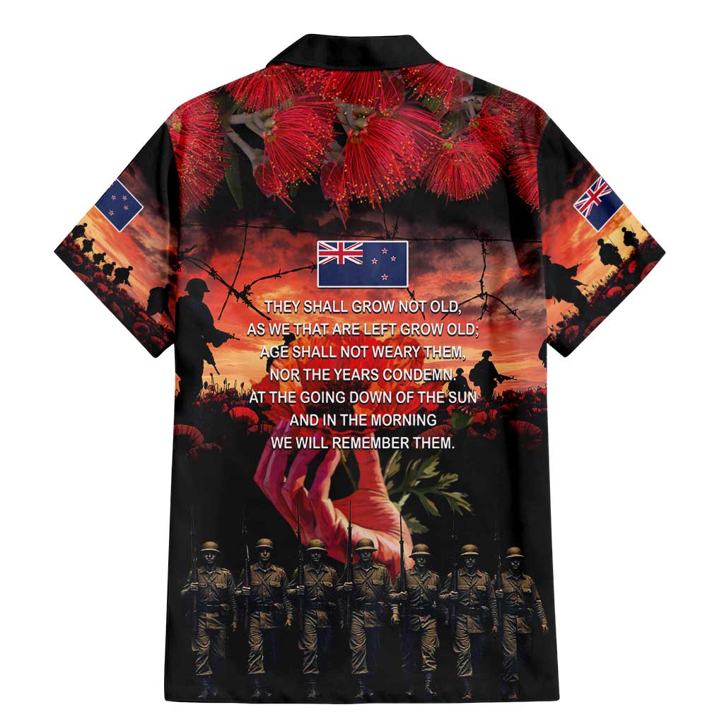 New Zealand ANZAC Day Family Matching Mermaid Dress and Hawaiian Shirt Forever in My Thoughts LT03 - Polynesian Pride