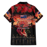 New Zealand ANZAC Day Family Matching Off Shoulder Short Dress and Hawaiian Shirt Forever in My Thoughts LT03 - Polynesian Pride