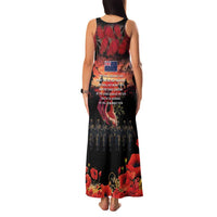 New Zealand ANZAC Day Family Matching Tank Maxi Dress and Hawaiian Shirt Forever in My Thoughts LT03 - Polynesian Pride