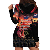 New Zealand ANZAC Day Hoodie Dress Forever in My Thoughts LT03 - Polynesian Pride
