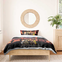 Australia and New Zealand ANZAC Day Bedding Set Kangaroo and Kiwi Bird Soldier - Forever in My Thoughts LT03 - Polynesian Pride