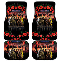 Australia and New Zealand ANZAC Day Car Mats Kangaroo and Kiwi Bird Soldier - Forever in My Thoughts LT03 - Polynesian Pride