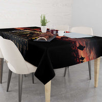 Australia and New Zealand ANZAC Day Tablecloth Kangaroo and Kiwi Bird Soldier - Forever in My Thoughts LT03 - Polynesian Pride