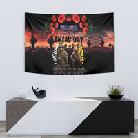 Australia and New Zealand ANZAC Day Tapestry Kangaroo and Kiwi Bird Soldier - Forever in My Thoughts LT03 - Polynesian Pride