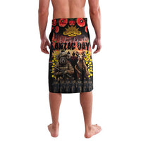 Australia ANZAC Day Lavalava Kangaroo and Koala Soldier - Forever in My Thoughts LT03 - Polynesian Pride