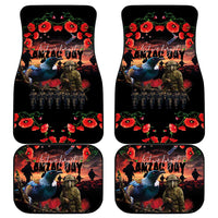 New Zealand ANZAC Day Car Mats Tui Bird and Kiwi Bird Soldier - Forever in My Thoughts LT03 - Polynesian Pride