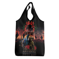 New Zealand ANZAC Day Grocery Bag Tui Bird and Kiwi Bird Soldier - Forever in My Thoughts LT03 - Polynesian Pride