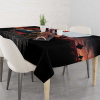 New Zealand ANZAC Day Tablecloth Tui Bird and Kiwi Bird Soldier - Forever in My Thoughts LT03 - Polynesian Pride