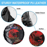 Australia and New Zealand ANZAC Day Spare Tire Cover Aboriginal and Maori Art Pattern - Gallipoli Lest We Forget LT03 - Polynesian Pride