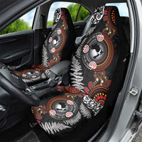 Australia and New Zealand Together Car Seat Cover Aboriginal and Maori Art Tattoo LT03 - Polynesian Pride
