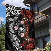 Australia and New Zealand Together Garden Flag Aboriginal and Maori Art Tattoo LT03 - Polynesian Pride