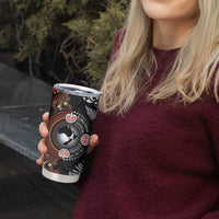 Australia and New Zealand Together Tumbler Cup Aboriginal and Maori Art Tattoo LT03 - Polynesian Pride