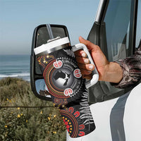Australia and New Zealand Together Tumbler With Handle Aboriginal and Maori Art Tattoo LT03 - Polynesian Pride