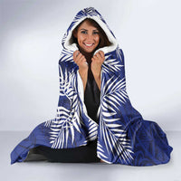 Guam Liberation Day Hooded Blanket The Tribal Latte Stone and Dolphins with Hibiscus Chamorro Culture LT03 - Polynesian Pride