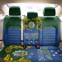 Solomon Islands Back Car Seat Cover The Guardians-Tribal Crocodile and Shark Melanesian Tattoo LT03 - Polynesian Pride