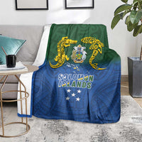 Solomon Islands Blanket The Guardians-Tribal Crocodile and Shark Melanesian Tattoo