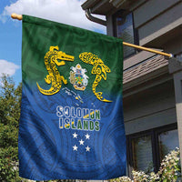 Solomon Islands Garden Flag The Guardians-Tribal Crocodile and Shark Melanesian Tattoo LT03 - Polynesian Pride