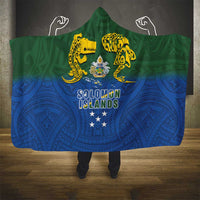Solomon Islands Hooded Blanket The Guardians-Tribal Crocodile and Shark Melanesian Tattoo LT03 - Polynesian Pride