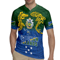 Solomon Islands Rugby Jersey The Guardians-Tribal Crocodile and Shark Melanesian Tattoo LT03 - Polynesian Pride