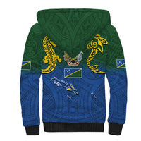 Solomon Islands Sherpa Hoodie The Guardians-Tribal Crocodile and Shark Melanesian Tattoo LT03 - Polynesian Pride