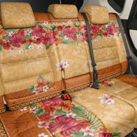 Hawaii Hibiscus Back Car Seat Cover Turtles and Tribal Motifs Vintage Floral Style LT03 - Polynesian Pride