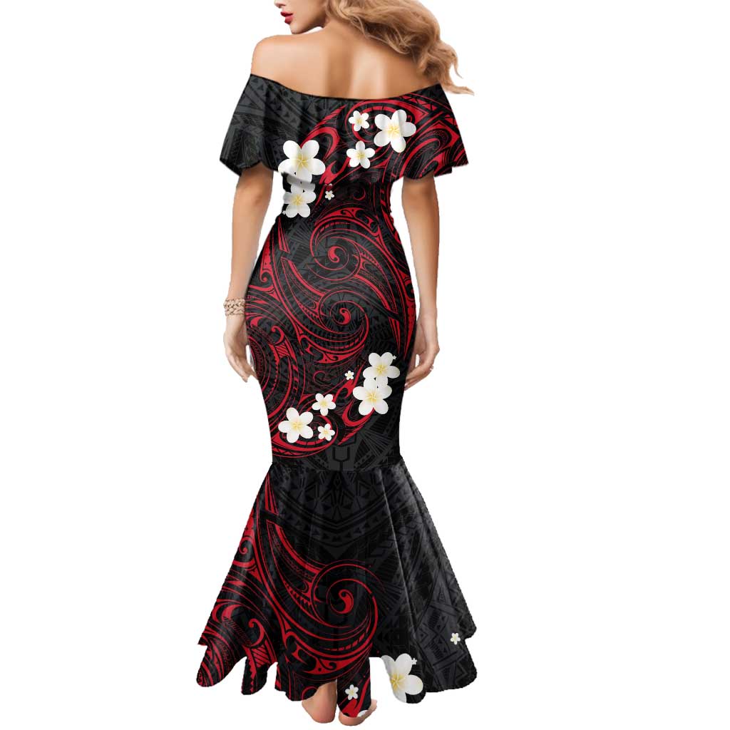 French Polynesia Tiare Day Family Matching Mermaid Dress and Hawaiian Shirt Seal and Polynesian Pattern LT03 - Polynesian Pride