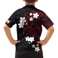 French Polynesia Tiare Day Family Matching Short Sleeve Bodycon Dress and Hawaiian Shirt Seal and Polynesian Pattern LT03 - Polynesian Pride
