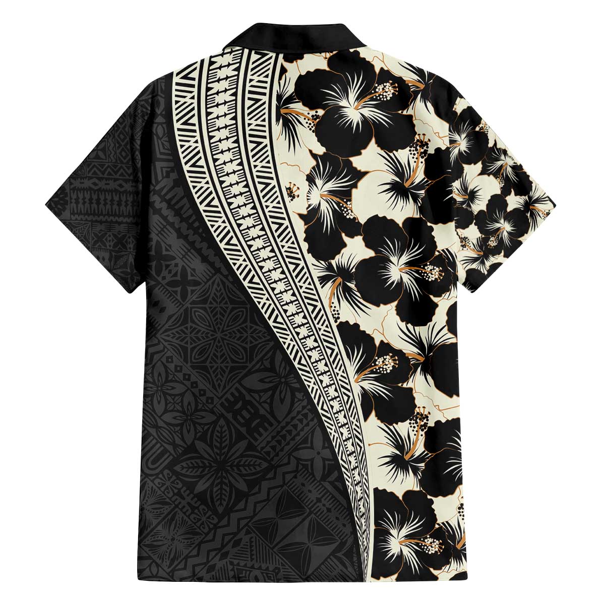 Bula Hibiscus Festival Family Matching Puletasi and Hawaiian Shirt Tapa Pattern Half Style LT03 - Polynesian Pride