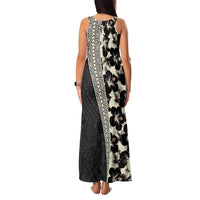 Bula Hibiscus Festival Family Matching Tank Maxi Dress and Hawaiian Shirt Tapa Pattern Half Style LT03 - Polynesian Pride