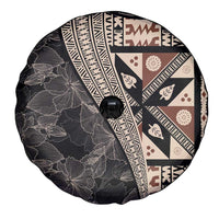 Bula Hibiscus Festival Spare Tire Cover Fijian Masi Pattern Half Style LT03 - Polynesian Pride