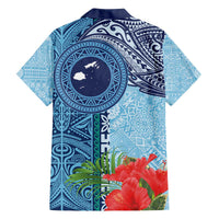 Fiji Day Family Matching Puletasi and Hawaiian Shirt Tapa Pattern and Hibiscus Flower LT03 - Polynesian Pride