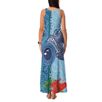 Fiji Day Family Matching Tank Maxi Dress and Hawaiian Shirt Tapa Pattern and Hibiscus Flower LT03 - Polynesian Pride