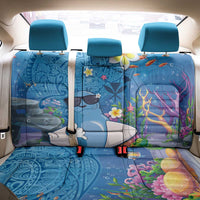 Aloha Hawaiian Monk Seal Back Car Seat Cover Polynesian Tattoo The Ocean and Undersea Vibe LT03 - Polynesian Pride