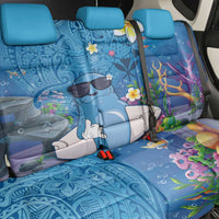 Aloha Hawaiian Monk Seal Back Car Seat Cover Polynesian Tattoo The Ocean and Undersea Vibe LT03 - Polynesian Pride