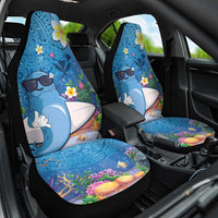 Aloha Hawaiian Monk Seal Car Seat Cover Polynesian Tattoo The Ocean and Undersea Vibe LT03 One Size Blue - Polynesian Pride