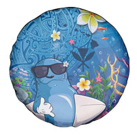 Aloha Hawaiian Monk Seal Spare Tire Cover Polynesian Tattoo The Ocean and Undersea Vibe LT03 - Polynesian Pride