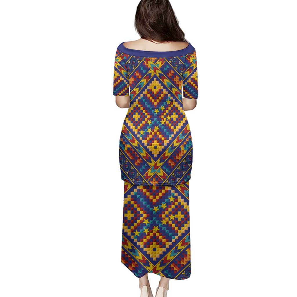 Kolose-Tuvalu Crochet Family Matching Puletasi and Hawaiian Shirt with Polynesian and Pacific Tattoos LT03 - Polynesian Pride